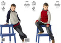 Leaflet 3990 - King Cole Chunky jumper & hoodie - Mooroolbark Wool