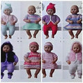 Leaflet 4000 - King Cole DK dolls clothes - Mooroolbark Wool