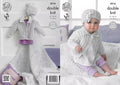 Leaflet 4316 - King Cole DK Smarty cardigan, hat & blanket - Mooroolbark Wool