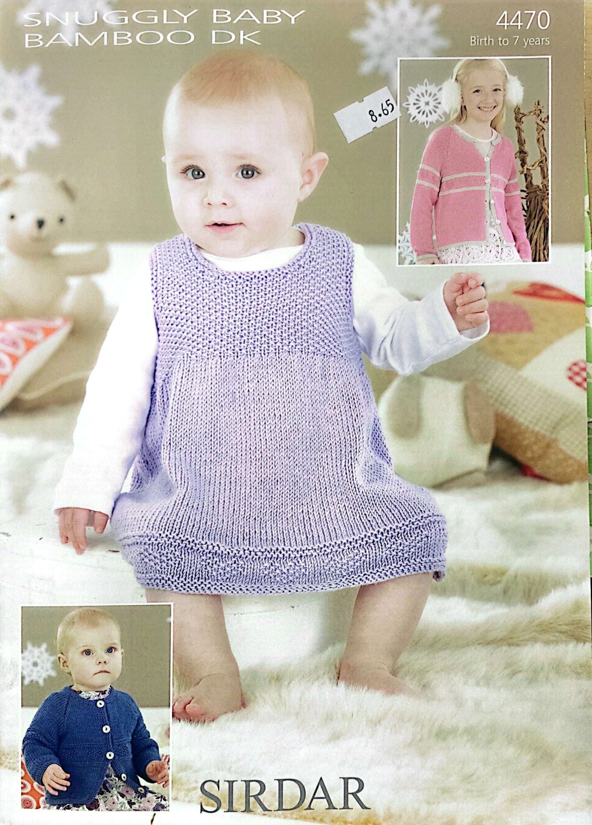 Leaflet 4470 - Snuggly Baby Bamboo DK Birth to 7 yrs - Mooroolbark Wool