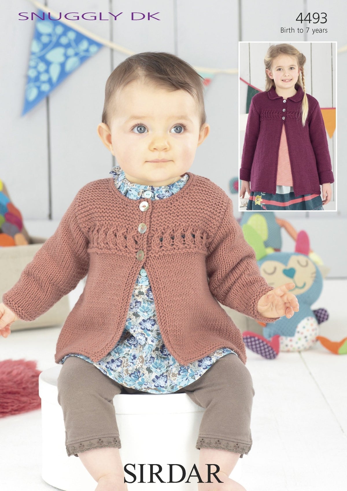 Leaflet 4493 - Snuggly DK - Printed (Colour Photocopy) - Mooroolbark Wool