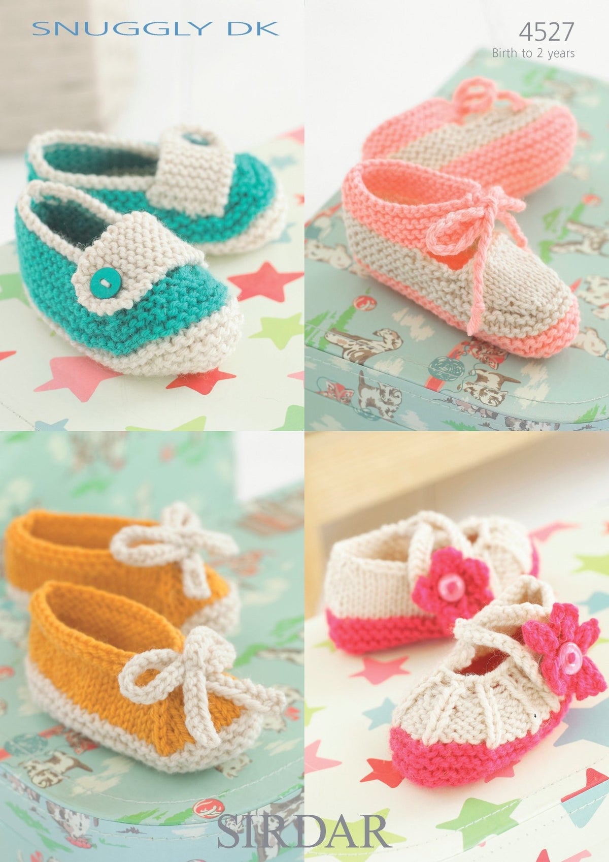 Leaflet 4527 - Sirdar Snuggly DK Shoes - Mooroolbark Wool