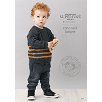 Leaflet 457 - Crew Neck Jumper - Mooroolbark Wool