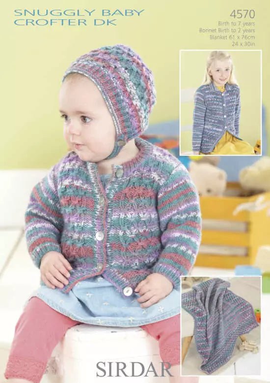 Leaflet 4570 - Sirdar Snuggly Crofter DK - Mooroolbark Wool