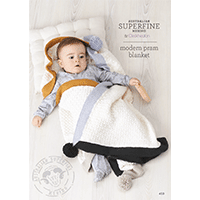 Leaflet 459 -  Modern Pram Blanket - Mooroolbark Wool