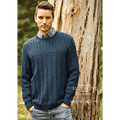 Leaflet 462 - Mens' Textured Pullover CL2222 - Mooroolbark Wool