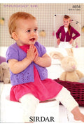 Leaflet 4654 - Sirdar Snuggly DK cardigan - Mooroolbark Wool