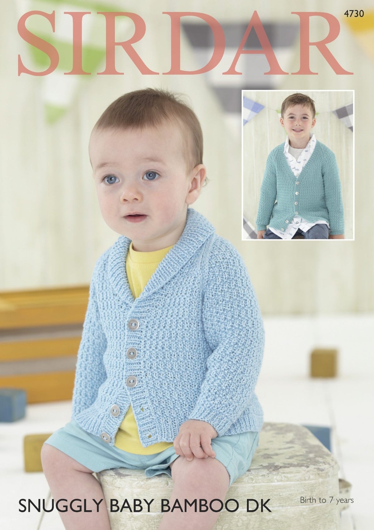 Leaflet 4730 - Sirdar Snuggly dk cardigan - Mooroolbark Wool