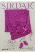 Leaflet 4739 - Sirdar 4 Ply  bonnet, bootees & blanket - Mooroolbark Wool