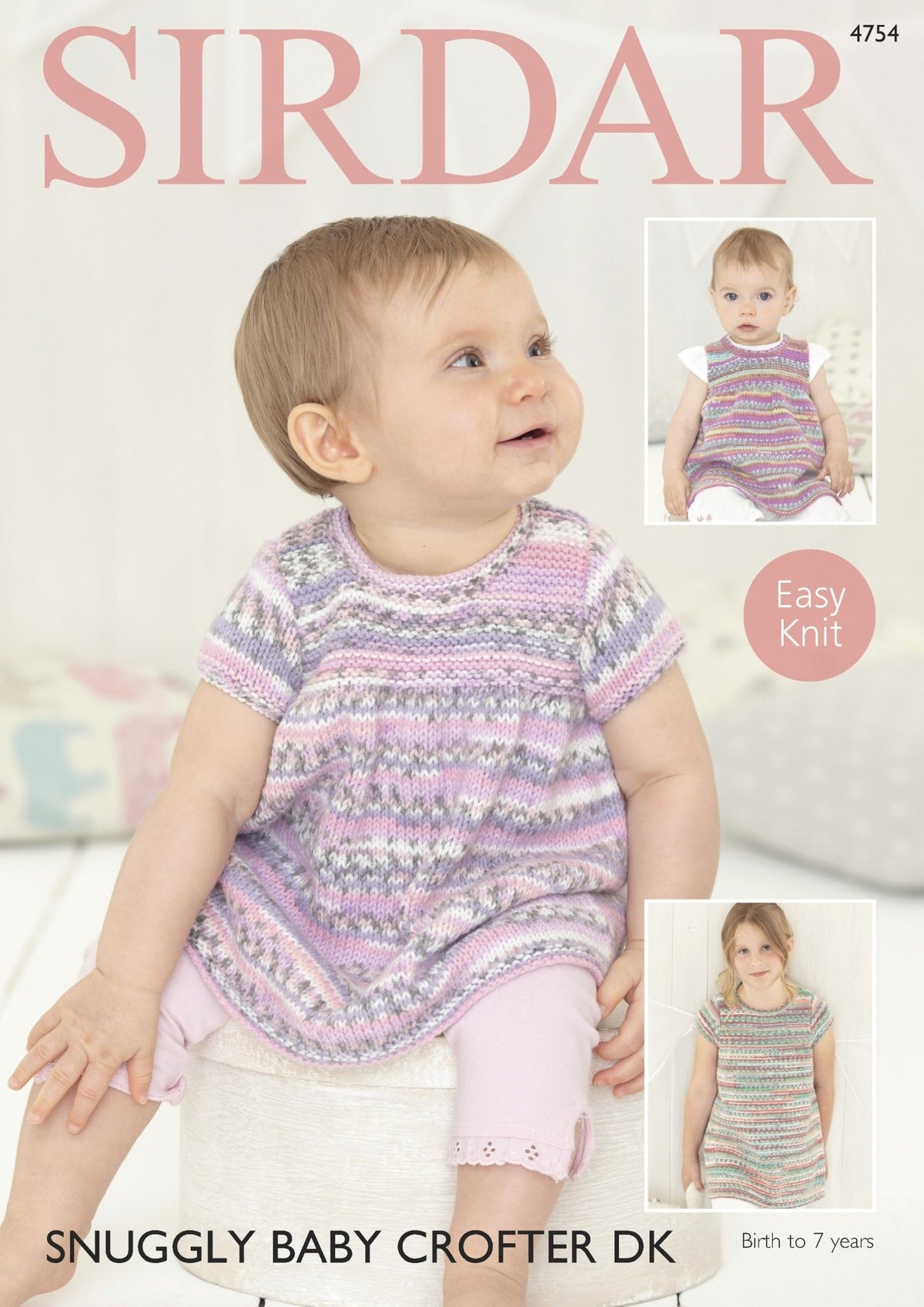 Leaflet 4754 - Sirdar DK dress - Mooroolbark Wool