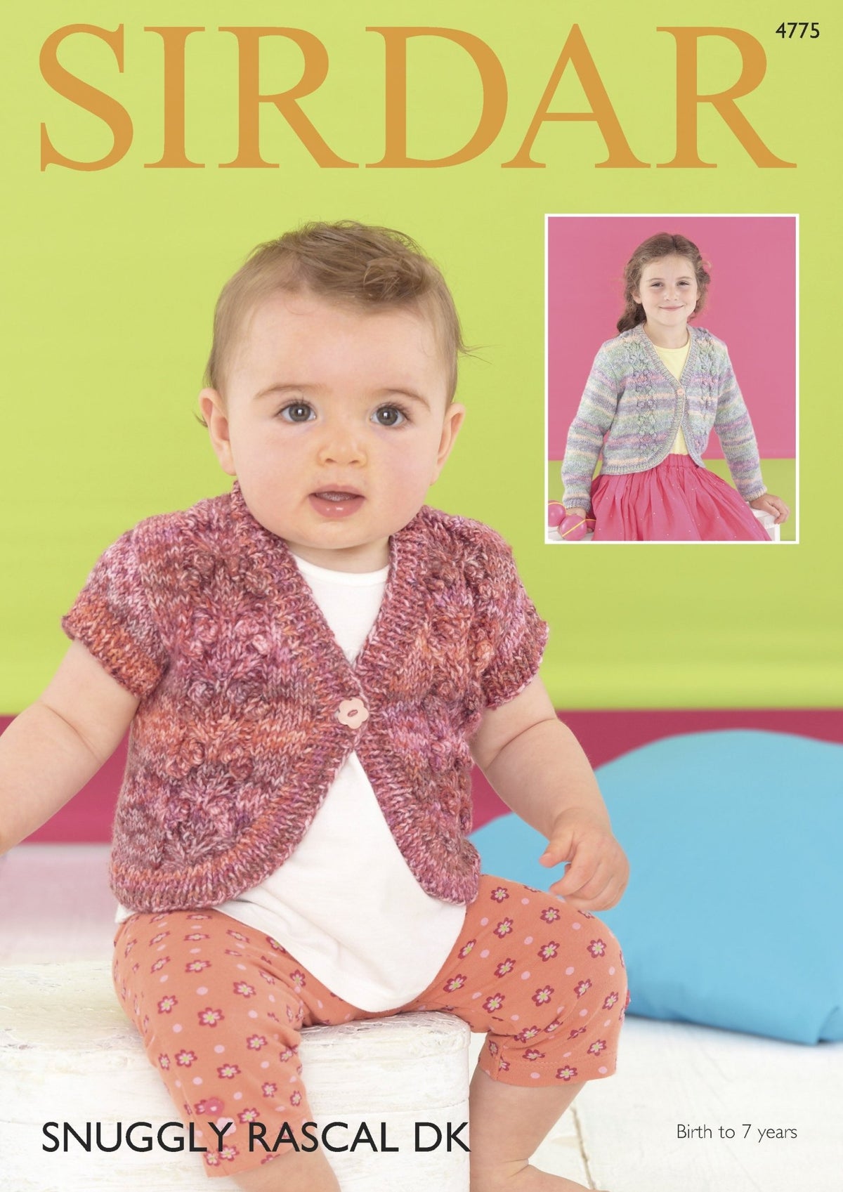 Leaflet 4775 - Sirdar DK bolero - Mooroolbark Wool