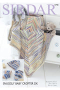 Leaflet 4798 - Sirdar Snuggly Baby Crofter DK blanket , hat, booties & mitts - Mooroolbark Wool