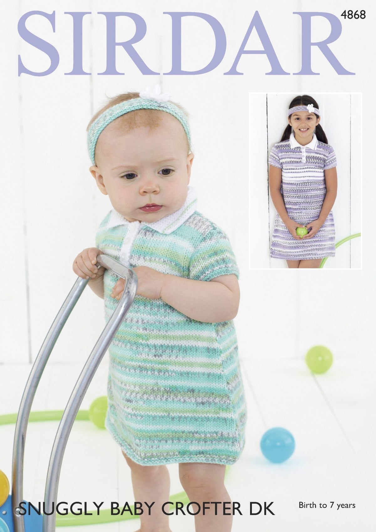 Leaflet 4868 - Sirdar DK dress - Mooroolbark Wool