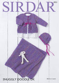 Leaflet 4931 - Sirdar DK jacket, bonnet & blanket - Mooroolbark Wool