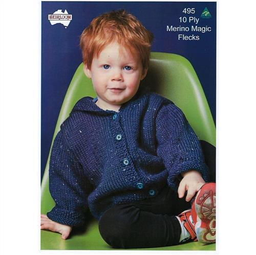 Leaflet 495 - Heirloom 10 Ply - Original Copy - Mooroolbark Wool