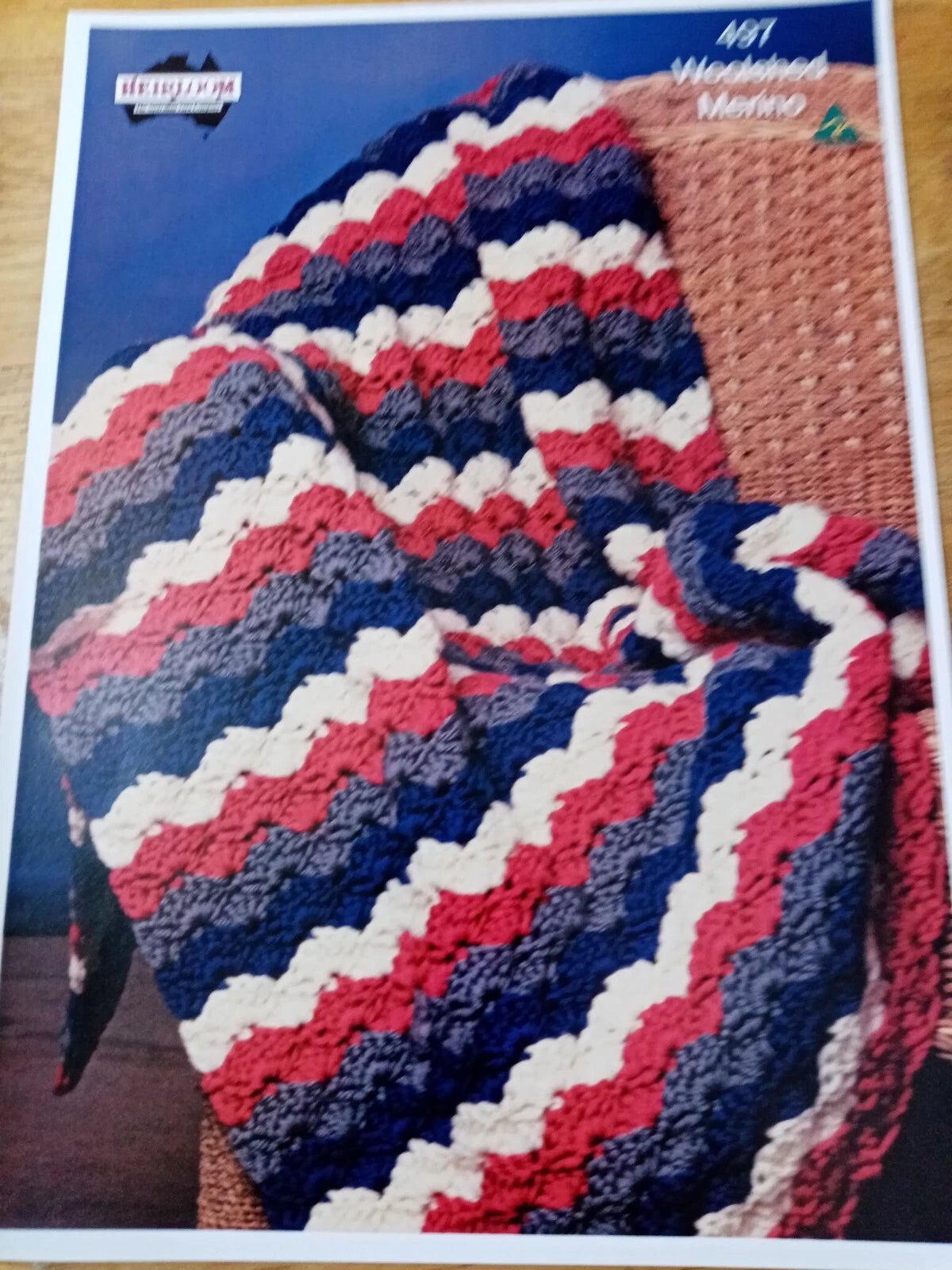Leaflet 497 - Heirloom Crochet Blanket - Mooroolbark Wool