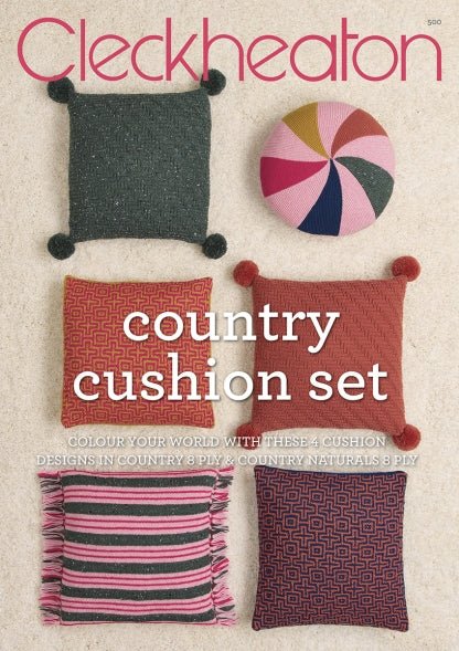 Leaflet 500 - Cleckheaton Country Cushion CL5555 Set - Mooroolbark Wool