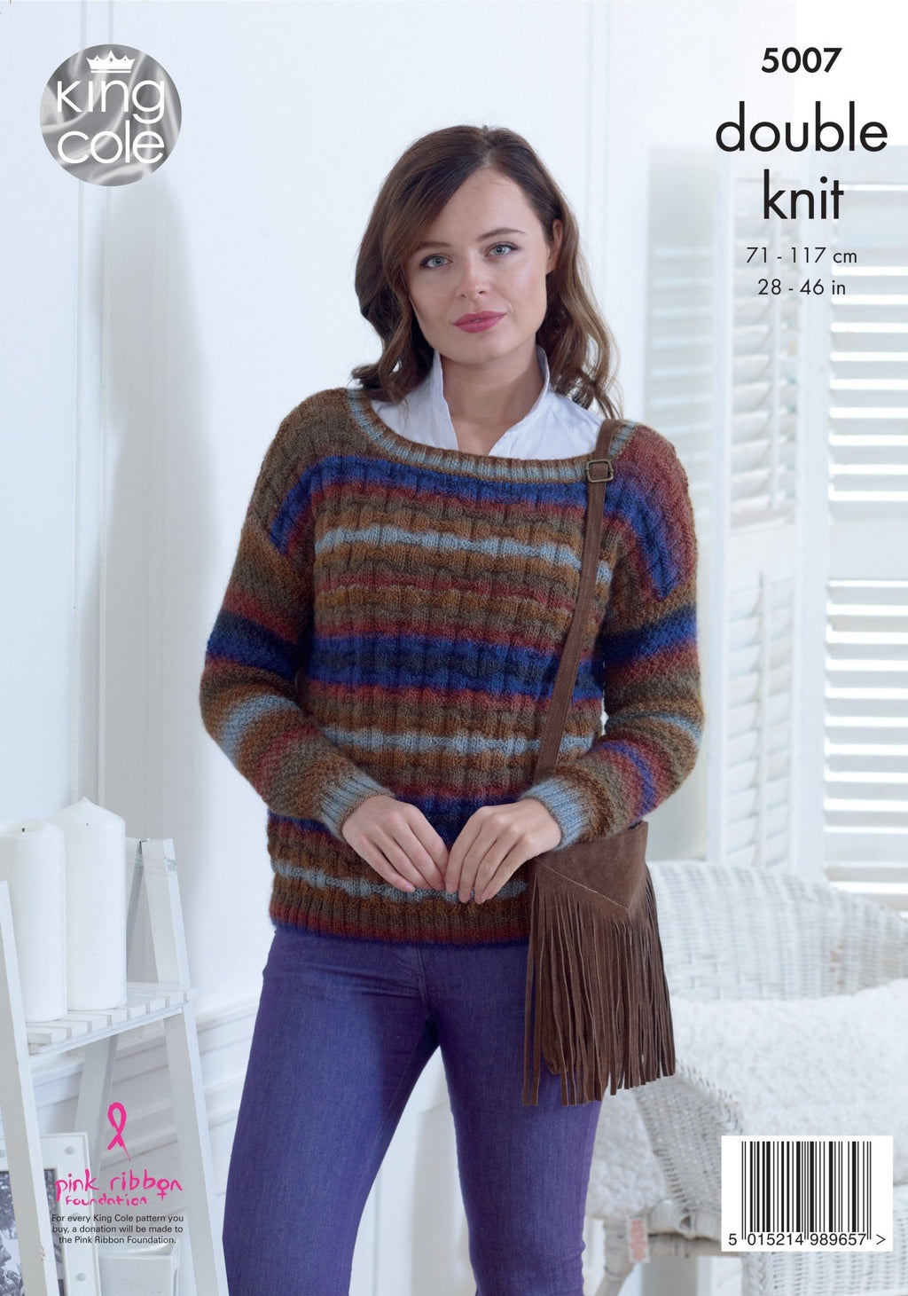 Leaflet 5007 - King Cole Riot DK cardigan & jumper - Mooroolbark Wool