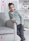 Leaflet 5107 - King Cole DK jumper & vest - Mooroolbark Wool
