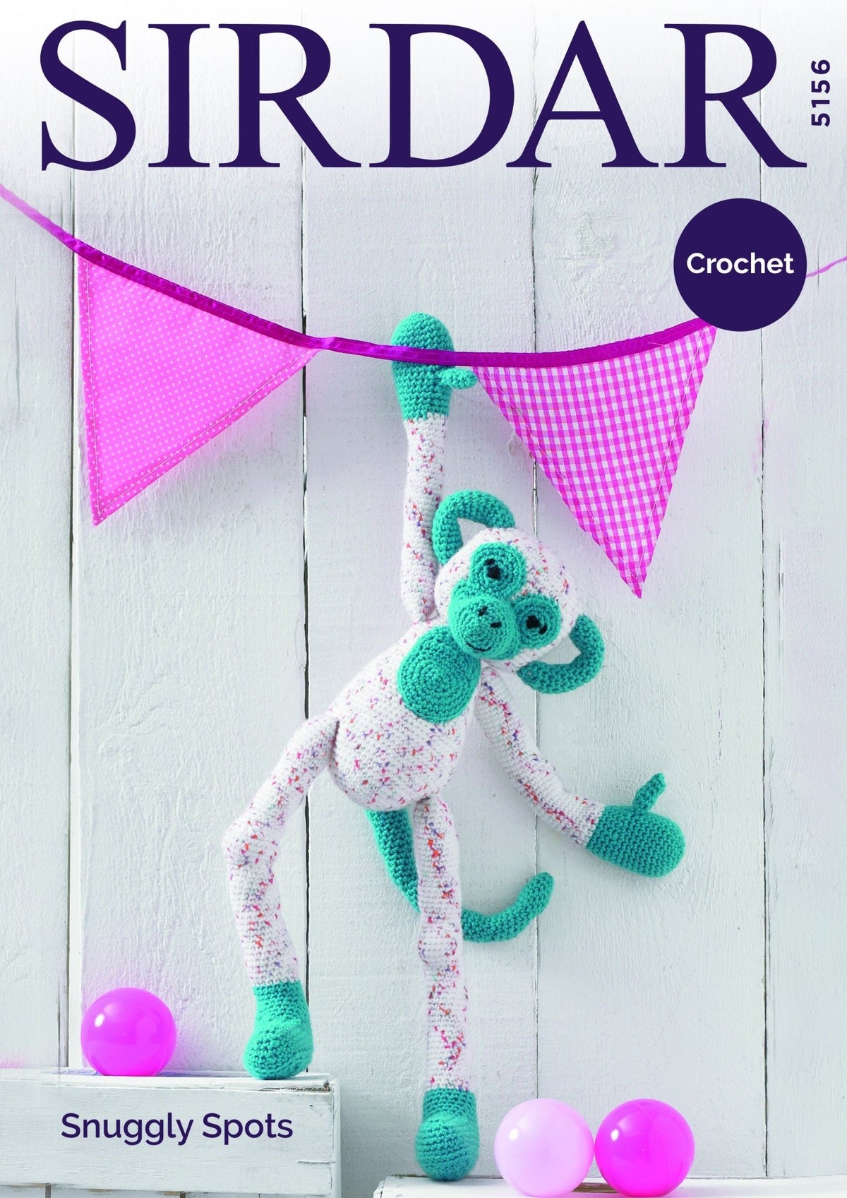 Leaflet  5156 - Sirdar DK Crochet monkey - Mooroolbark Wool