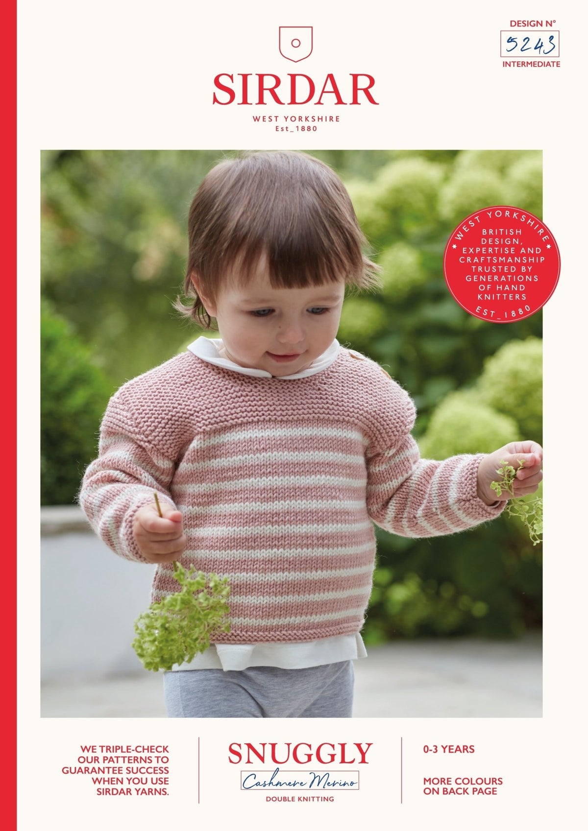 Leaflet 5243 - Sirdar 8 Ply jumper - Mooroolbark Wool