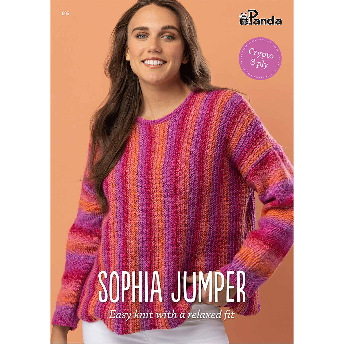 Leaflet 605 - Panda Sophia  Jumper - Original Copy - Mooroolbark Wool
