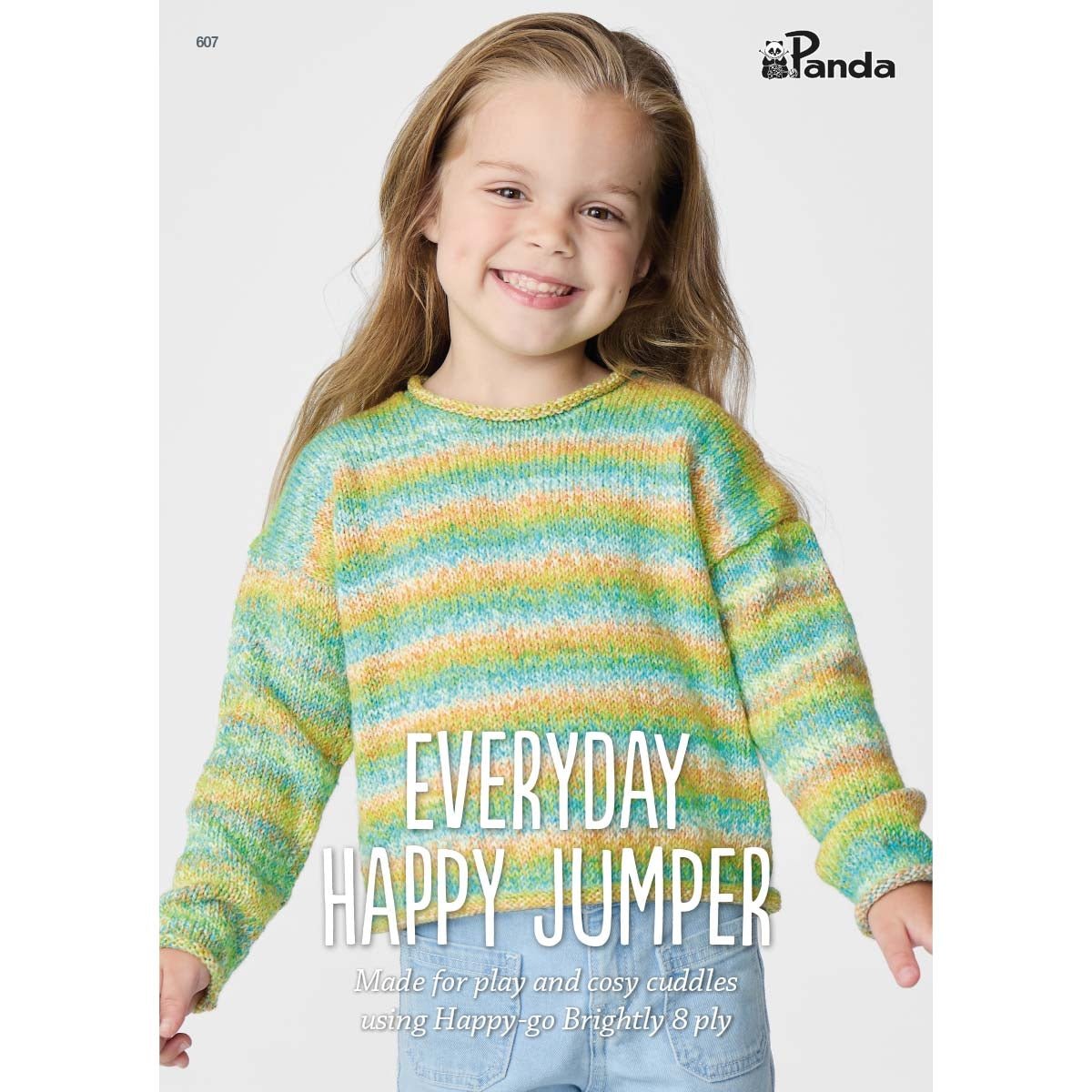 Leaflet 607 - Panda Everyday Happy Jumper - Mooroolbark Wool