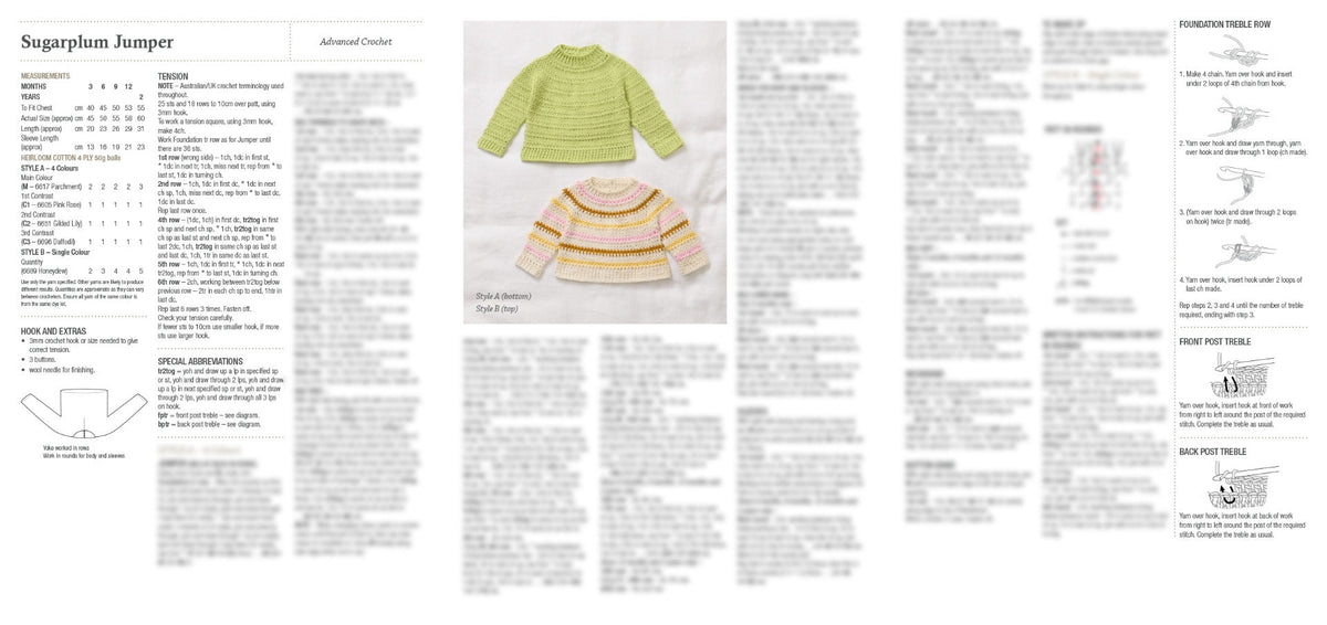 Leaflet 703 - Heirloom Sugarplum Baby 4 Ply - Mooroolbark Wool