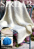 Leaflet 7963 - Sirdar Gorgeous blanket - Mooroolbark Wool