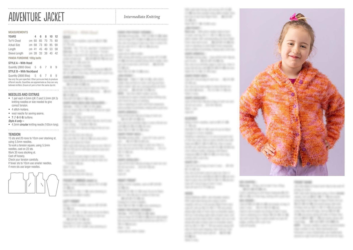 Leaflet 818 - Panda Adventure Jacket - Mooroolbark Wool