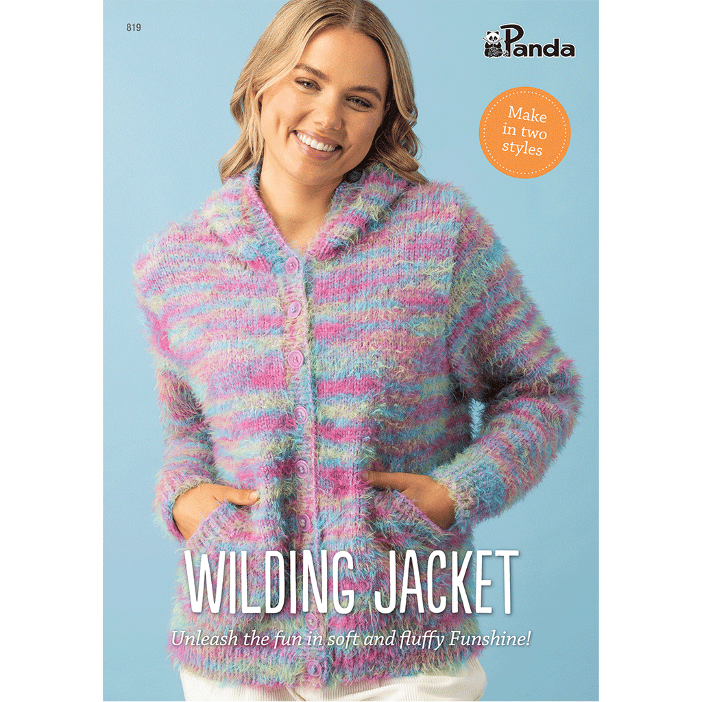 Leaflet 819 - Panda Wilding Jacket-Original Copy - Mooroolbark Wool