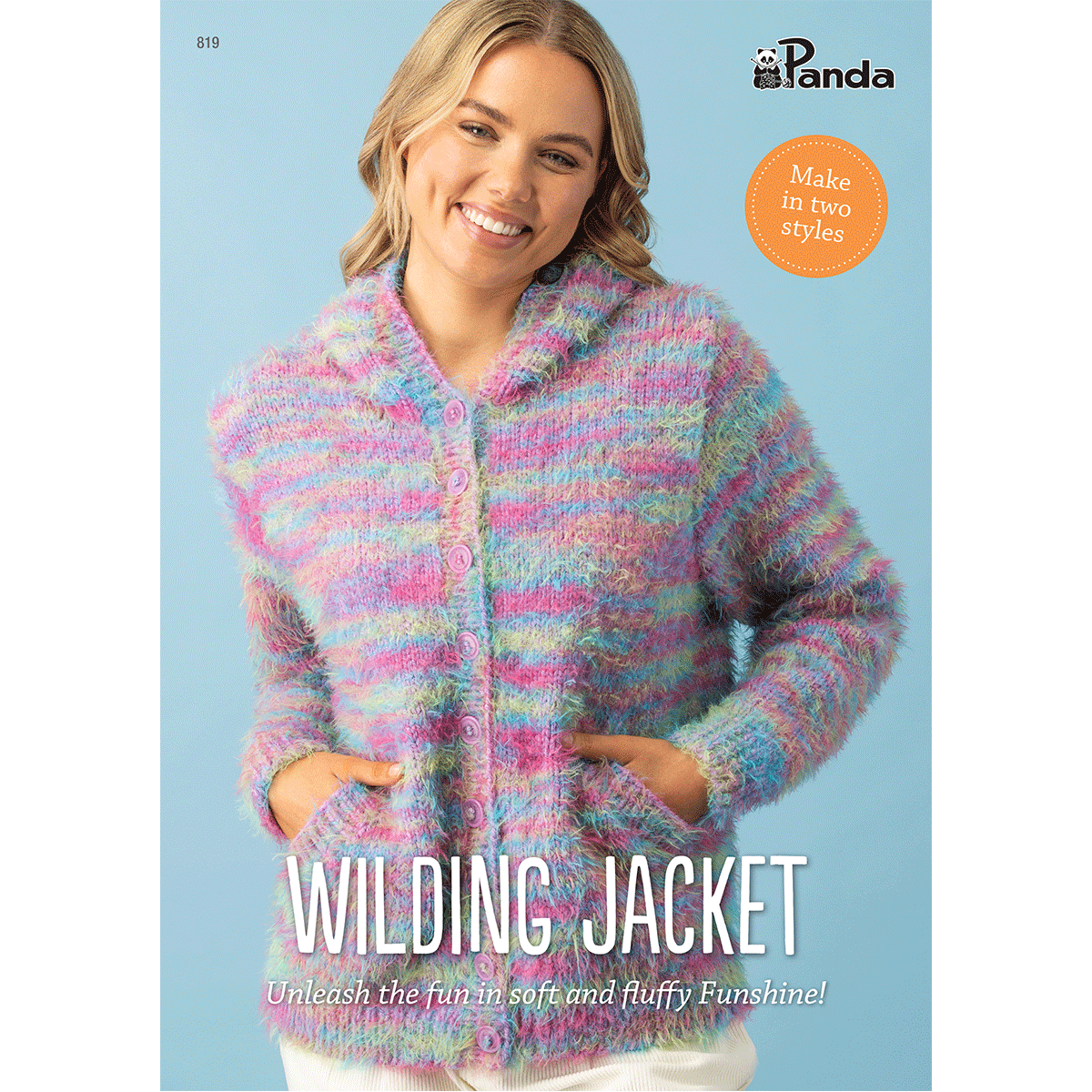 Leaflet 819 - Panda Wilding Jacket-Original Copy - Mooroolbark Wool