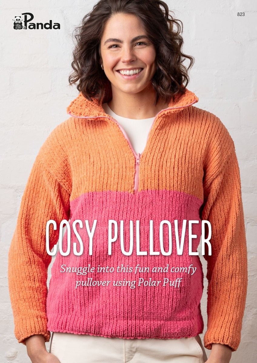 Leaflet 823 - Panda Cosy Pullover - Mooroolbark Wool