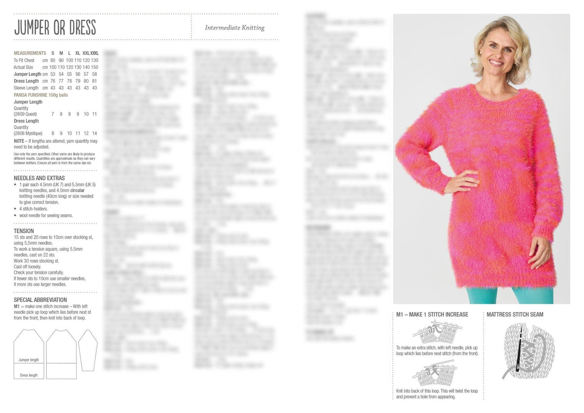 Leaflet 824 - Panda Fabulous Funshine - Mooroolbark Wool