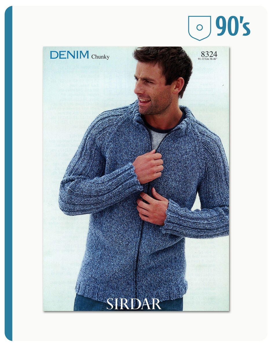 Leaflet 8324 - Sirdar Chunky cardigan - Mooroolbark Wool