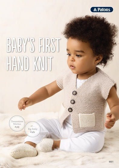 Leaflet 9001 - Patons Baby's First Hand Knit TL0003 - Mooroolbark Wool