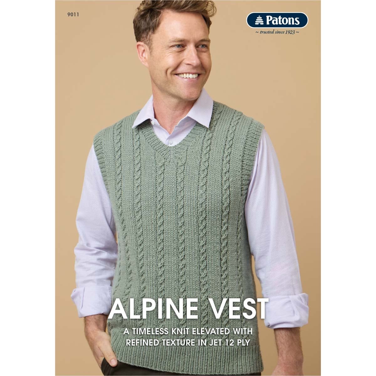 Leaflet 9011 - Patons Alpine Vest - Mooroolbark Wool