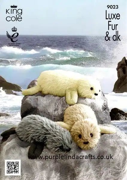 Leaflet 9023 - King Cole Luxe Fur seal - Mooroolbark Wool