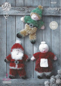 Leaflet 9029 - King Cole Tinsel christmas toys - Mooroolbark Wool