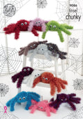 Leaflet 9086 - King Cole Tinsel spiders - Mooroolbark Wool