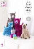 Leaflet 9129 - King Cole Tinsel alpacas - Mooroolbark Wool