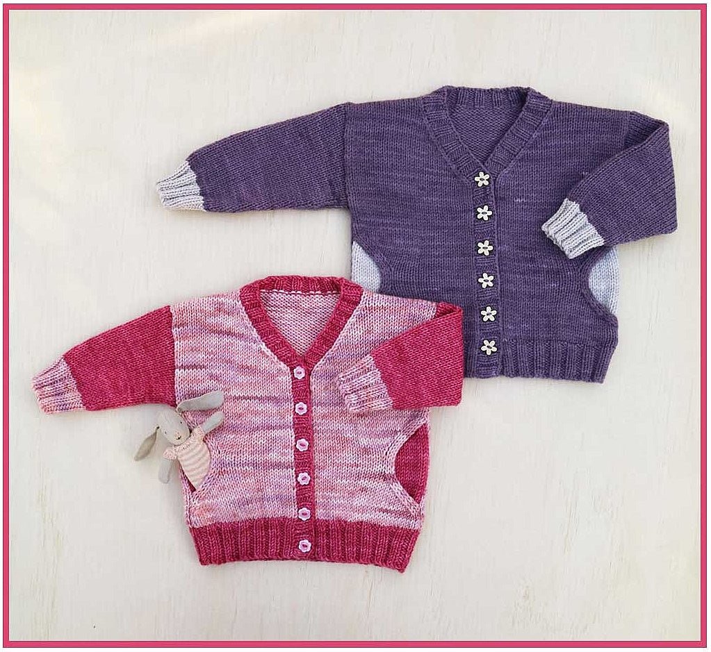 Leaflet - Debra Kinsey - Frankie Baby Jacket - Mooroolbark Wool