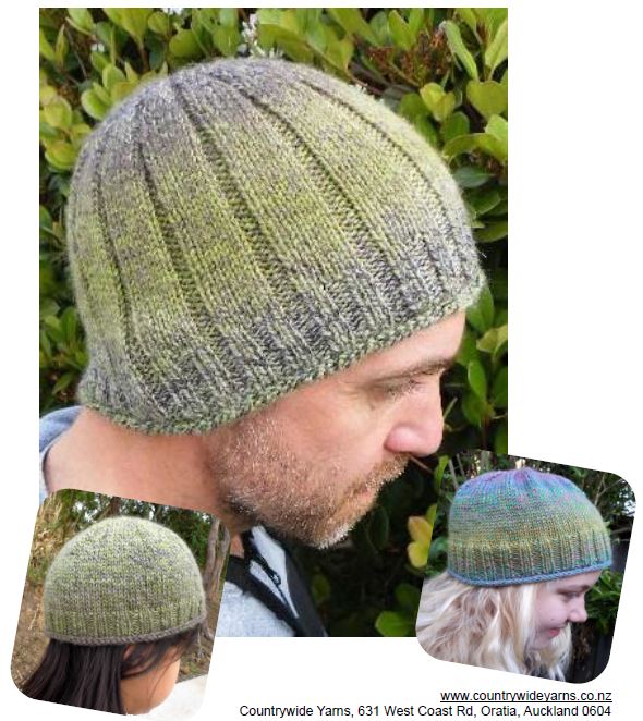 Leaflet P309 - Countrywide Yarns Hats - Original Copy - Mooroolbark Wool
