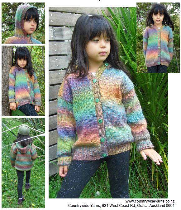 Leaflet P310 - Countrywide Yarns Child's Hoodie - Original Copy - Mooroolbark Wool