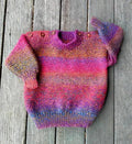 Leaflet P382 - Countrywide Yarns Baby Sweater - Original Copy - Mooroolbark Wool