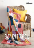 Leaflet - Panda 604 Easy Knit Throw - Mooroolbark Wool