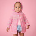 Leaflet - Panda Happy Go Brightly Hooded Coat - Mooroolbark Wool
