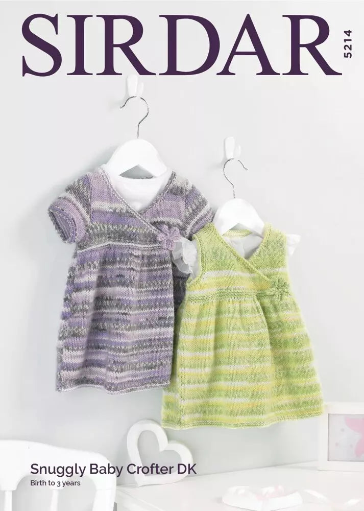 Leaflet - Sirdar 5214 Snuggly Baby Crofter DK dress