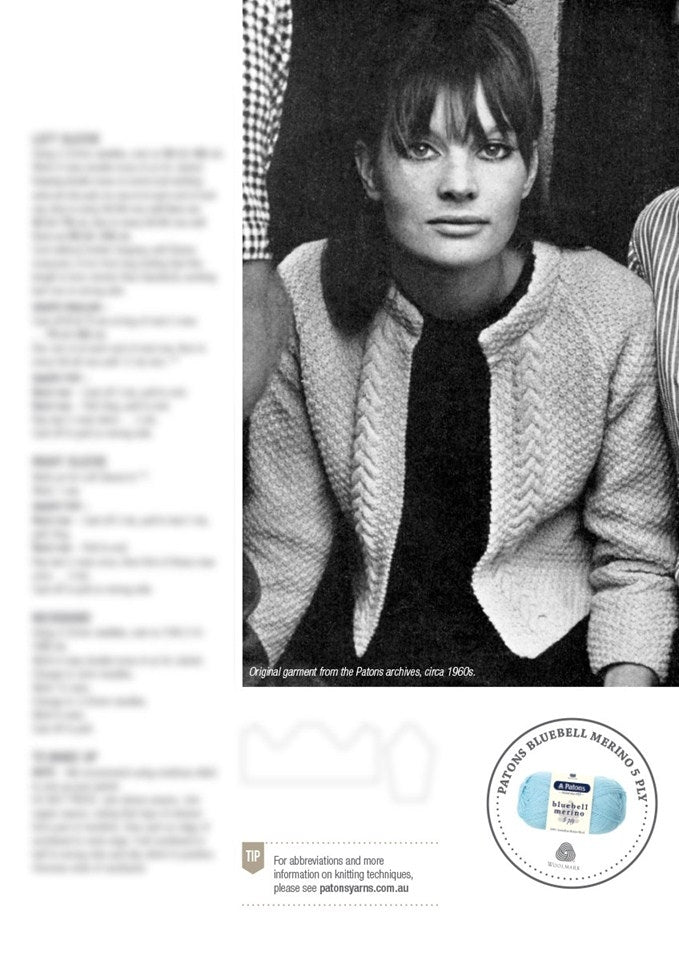 Leaflet 0031 - Patons Vintage Jacket