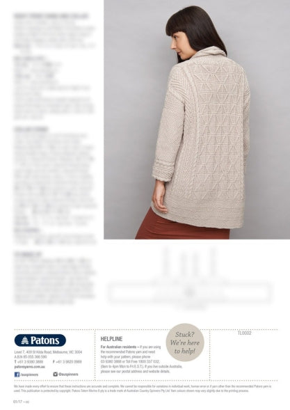 Leaflet 0036 - Patons Mod Aran Jacket